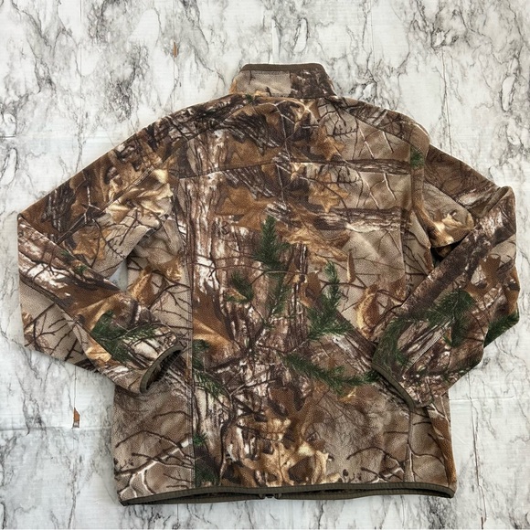 Guide Series from Gander Mountain | women’s large full zip Fleece Camo Jacket - Picture 7 of 9